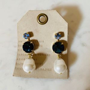 Anthropologie pearl earrings